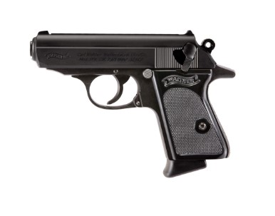 WALTHER ARMS 4796021 PPK  32 ACP 6+1 3.30" BLACK STEEL BARREL, BLACK SERRATED STEEL SLIDE, BLACK STEEL FRAME W/BEAVERTAIL, TEXTURED POLYMER GRIP