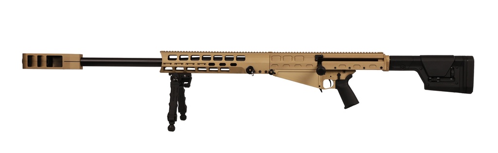 THOMPSON TAO50FDE TAO50  50 BMG 10+1 29" BLACK STEEL BARREL, FLAT DARK EARTH ANODIZED PICATINNY RAIL ALUMINUM RECEIVER, MAGPUL PRS GEN3 POLYMER STOCK, MAGPUL MOE+ GRIP, FEATURES ACCU-TAC BIPOD