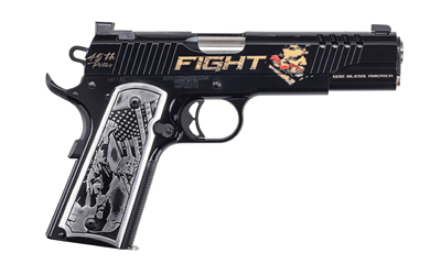 AUTO 1911TCAC18 1911 45 5" 7R TRUMP FIGHT BK/GLD