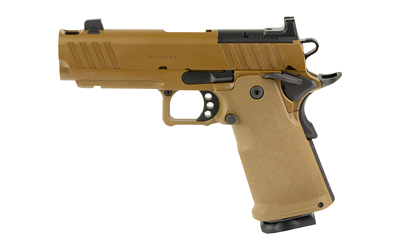 SPRINGFIELD ARMORY PH9117AOSCBLC 1911 DS PRODIGY 9MM 10+1 4.25" COYOTE BROWN CERAKOTE OPTIC READY CARBON STEEL SLIDE POLYMER GRIP