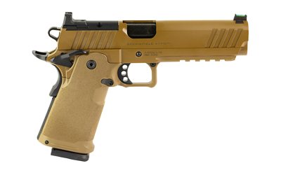 SPRINGFIELD ARMORY PH9119AOSCB 1911 DS PRODIGY 9MM 20+1 17+1 5" COYOTE BROWN CERAKOTE OPTIC READY CARBON STEEL SLIDE POLYMER GRIP