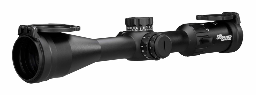 SIG SAUER ELECTRO-OPTICS SOW46002 WHISKEY4  BLACK 6-24X50MM 30MM TUBE ILLUMINATED MOA MILLING HUNTER 2.0 RETICLE