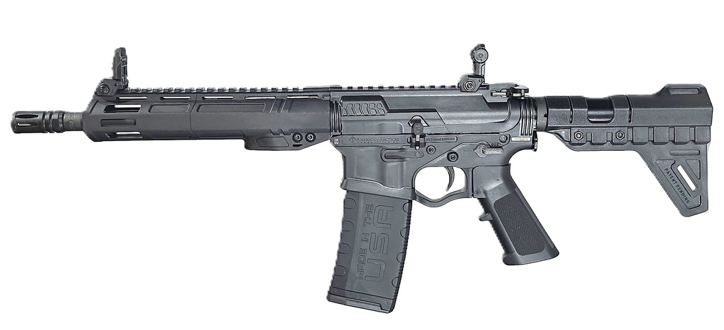 ATI ATIGAX3009ML105 ALPHA MAXX  300 BLACKOUT 30+1 10.50" BLACK THREADED BARREL, BLACK POLYMER RECEIVER W/PICATINNY RAIL, M-LOK HANDGUARD, BLACK POLYMER BLADE, A2 GRIP