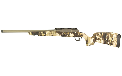 SAVAGE ARMS 32321 AXIS 2 PRO 350 LEGEND 4+1 18" GUN METAL BRONZE CERAKOTE HEAVY SPORTER THREADED BARREL & PICATINNY RAIL CARBON STEEL RECEIVER, FIXED WESTERN CAMO SYNTHETIC STOCK, RIGHT HAND