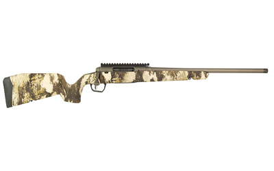 SAVAGE ARMS 32320 AXIS 2 PRO 308 WIN 4+1 20" GUN METAL BRONZE CERAKOTE HEAVY SPORTER THREADED BARREL & PICATINNY RAIL CARBON STEEL RECEIVER, FIXED WESTERN CAMO SYNTHETIC STOCK, RIGHT HAND