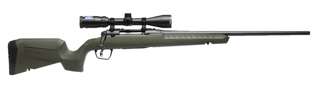 SAVAGE ARMS  AXIS 2 XP COMBO GREEN COMPACT 243 WIN 4+1 20" RIGHT HAND