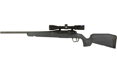 SAVAGE ARMS 32178 AXIS 2 XP COMBO FULL SIZE 400 LEGEND 4+1 20" BLACK SPORTER BARREL, BLACK STEEL RECEIVER DRILLED & TAPPED, GRAY FIXED SYNTHETIC STOCK, WEAVER 3-9X40MM SCOPE, RIGHT HAND