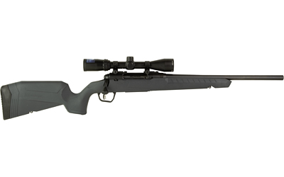 SAVAGE ARMS 32177 AXIS 2 XP COMBO FULL SIZE 350 LEGEND 4+1 18" BLACK SPORTER BARREL, BLACK CARBON STEEL RECEIVER DRILLED & TAPPED, GRAY FIXED SYNTHETIC STOCK, WEAVER 3-9X40MM SCOPE, RIGHT HAND