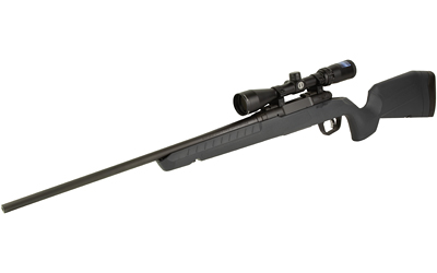 SAVAGE ARMS 32174 AXIS 2 XP COMBO FULL SIZE 6.5 CREEDMOOR 4+1 22" BLACK SPORTER BARREL, BLACK CARBON STEEL RECEIVER DRILLED & TAPPED, GRAY FIXED SYNTHETIC STOCK, WEAVER 3-9X40MM SCOPE, RIGHT HAND