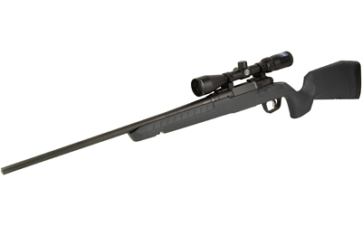 SAVAGE ARMS 32173 AXIS 2 XP COMBO FULL SIZE 243 WIN 4+1 22" BLACK SPORTER BARREL, BLACK CARBON STEEL RECEIVER DRILLED & TAPPED, GRAY FIXED SYNTHETIC STOCK, WEAVER 3-9X40MM SCOPE, RIGHT HAND