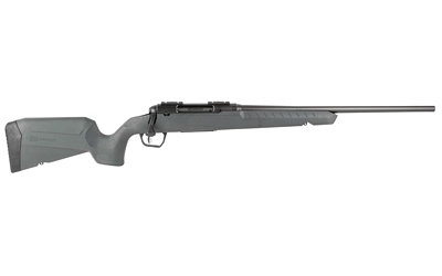 SAVAGE ARMS 32125 AXIS 2 COMPACT 350 LEGEND 4+1 20" MATTE BLACK HEAVY SPORTER BARREL, MATTE BLACK DRILLED & TAPPED CARBON STEEL RECEIVER, FIXED MATTE GRAY SYNTHETIC STOCK, RIGHT HAND