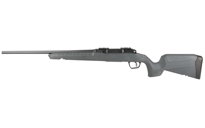 SAVAGE ARMS 32120 AXIS 2 COMPACT 243 WIN  4+1 20" MATTE BLACK HEAVY SPORTER BARREL, MATTE BLACK DRILLED & TAPPED CARBON STEEL RECEIVER, FIXED MATTE GRAY SYNTHETIC STOCK, RIGHT HAND