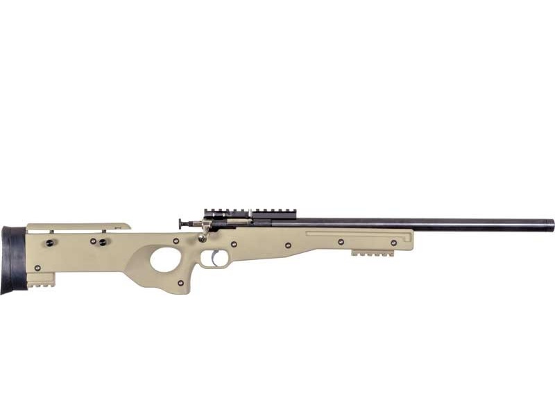 CRICKETT KSA2150 PRECISION  FULL SIZE 22 LR SINGLE SHOT 16.10" BLUED THREADED BULL BARREL, BLUED CRICKETTINNY RAIL STEEL RECEIVER, FLAT DARK EARTH SYNTHETIC ADJ LOP STOCK
