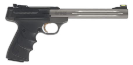 BROWNING 051462490 BUCK MARK LITE *CA COMPLIANT 22 LR 10+1 7.25" MATTE GRAY FLUTED BARREL, MATTE BLACK SERRATED STEEL SLIDE, MATTE GRAY ALUMINUM FRAME, BLACK ULTRAGRIP RX GRIPS