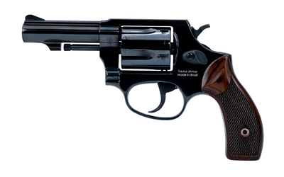 HERITAGE MFG HR38B3W ROSCOE  SMALL FRAME 38 SPECIAL +P 5RD 3" BLACK POLISHED ALLOY STEEL BARREL & CYLINDER, BLACK POLISHED CARBON STEEL FRAME, WOOD GRIP, TRANSFER BAR SAFETY