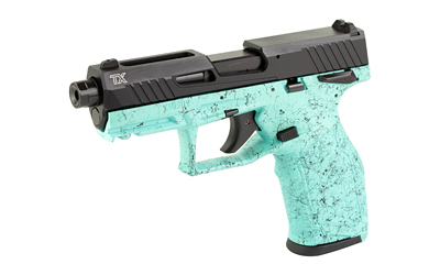 TAURUS 12TX22141 TX22 GEN 2 FULL SIZE FRAME 22 LR 16+1/22+1 4.60" MATTE BLACK THREADED BARREL, BLACK HARD COAT ANODIZED SERRATED SLIDE, ADJUSTABLE REAR SIGHT, BLACK POLYMER FRAME W/PICATINNY RAIL