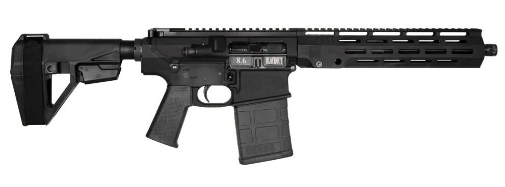 DIAMONDBACK DB1200W001 DB10  8.6 BLACKOUT 20+1 12" BLACK NITRIDE 11" M-LOK HANDGUARD SBA5 BRACE MAGPUL MOE K2 GRIP