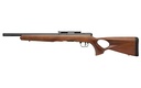 SAVAGE ARMS 70217 B SERIES TIMBER 22 LR 10+1 18" MATTE BLACK THREADED BARREL, MATTE BLACK PICATINNY RAIL CARBON STEEL RECEIVER, WOODGRAIN FIXED THUMBHOLE STOCK