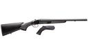 CHARLES DALY 930385 500  12 GAUGE BREAK OPEN 2 20" BLACK SIDE BY SIDE BARREL, BLACK RECEIVER, BLACK WOOD STOCK, INCLUDES PISTOL GRIP