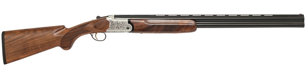 CHIAPPA FIREARMS 930379 202AE  20 GAUGE BREAK OPEN 3" 2 26" BLACK CHROME LINED VENT RIB BARREL, NICKEL-PLATED ENGRAVED ALUMINUM RECEIVER, FIXED WALNUT STOCK