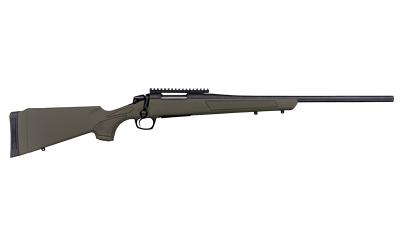 CVA CR3903G CASCADE  308 WIN 4+1 22" BLACK CERAKOTE STEEL THREADED BARREL, BLACK CERAKOTE RECEIVER, OD GREEN SYNTHETIC STOCK