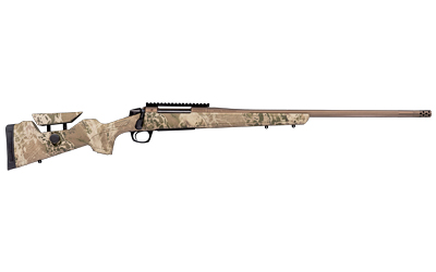CVA CR3969 CASCADE LONG RANGE HUNTER FULL SIZE 7MM PRC 24" SMOKED BRONZE CERAKOTE STEEL THREADED BARREL, REALTREE HILLSIDE SYNTHETIC STOCK