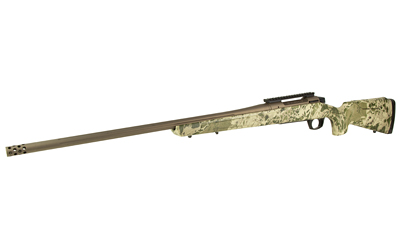 CVA CR3961 CASCADE LONG RANGE HUNTER FULL SIZE 300 WIN MAG 24" SMOKED BRONZE CERAKOTE STEEL THREADED BARREL, REALTREE HILLSIDE SYNTHETIC STOCK
