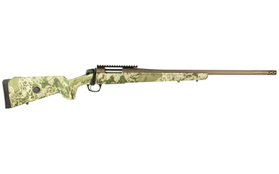 CVA CR3953 CASCADE LONG RANGE HUNTER FULL SIZE 308 WIN 22" SMOKED BRONZE CERAKOTE STEEL THREADED BARREL, REALTREE HILLSIDE SYNTHETIC STOCK