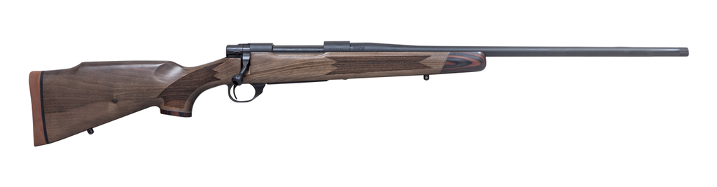 HOWA HWH308LUX M1500 SUPER DELUXE FULL SIZE 308 WIN 4+1 22" BLACK THREADED BARREL, MATTE BLUED DRILLED & TAPPED STEEL RECEIVER, WALNUT FIXED WOOD STOCK