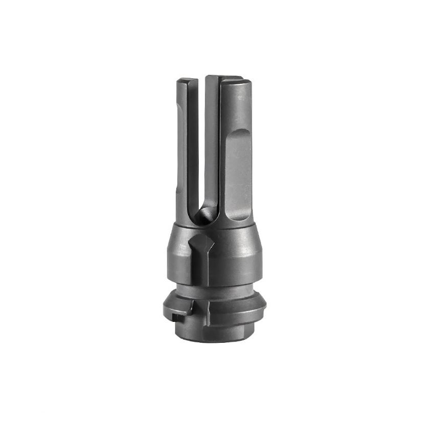 DEAD AIR DA306 KEYMO FLASH HIDER BLACK NITRIDE 4140 HT ALLOY STEEL 1/2"-28 THREADS 2.70" OAL 22 CAL