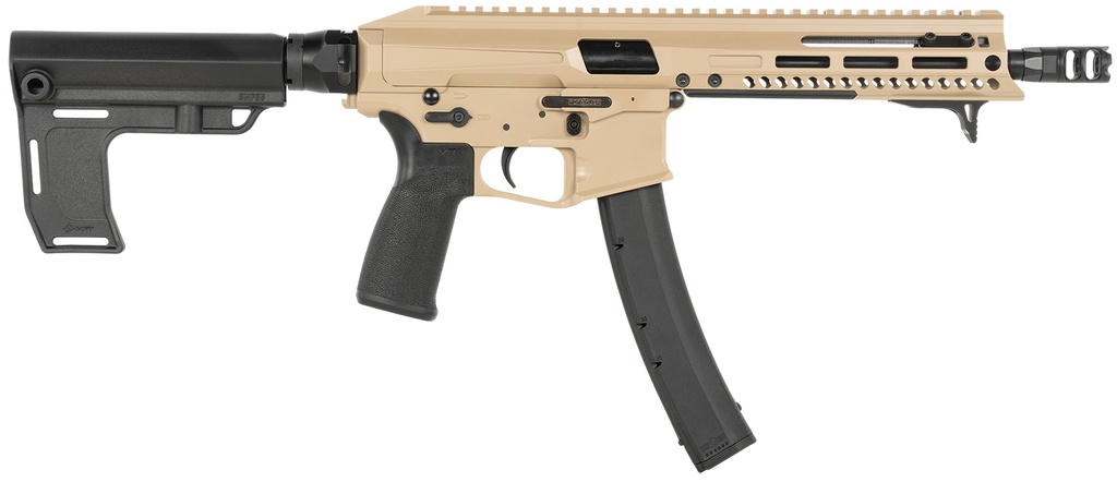 PATRIOT ORDNANCE FACTORY 2138 PHOENIX  9MM LUGER 35+1 8" FLAT DARK EARTH CERAKOTE
