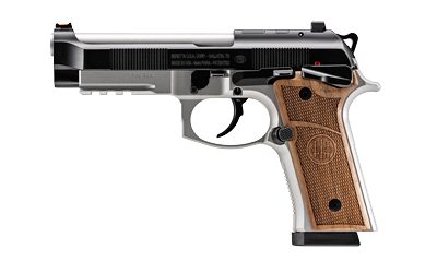 BERETTA USA J92XFMSDA20 92GTS  9MM LUGER 10+1 4.70" BLACK INOX STEEL BARREL, BLACK CERAKOTE OPTIC READY/SERRATED STEEL SLIDE + ALUMINUM FRAME W/BEAVERTAIL & PICATINNY RAIL, AMBIDEXTROUS