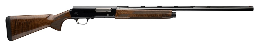 BROWNING 0118006004 A5 HUNTER 20 GAUGE SEMI-AUTO 3" 4, 2 3/4" SHELLS 28" HIGH GLOSS BLUED VENT RIB BARREL, GLOSS BLACK ANODIZED ALUMINUM RECEIVER, ADJUSTABLE LOP & SHIM GLOSS TURKISH WALNUT WOOD STOCK