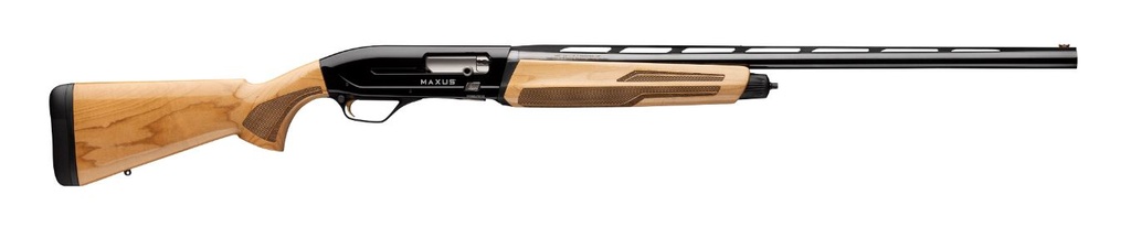 BROWNING 011778204 MAXUS II HUNTER FULL SIZE 12 GAUGE SEMI-AUTO 3" 4+1 28" MATTE BLUED VENT RIB BARREL, MATTE BLACK ALUMINUM RECEIVER, ADJUSTABLE SHIM GLOSS AAAA MAPLE WOOD STOCK