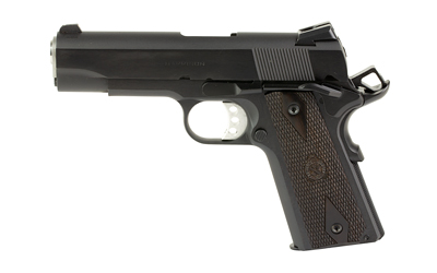 SPRINGFIELD ARMORY PX9418 1911 GARRISON 45 ACP 7+1 4.25" STAINLESS MATCH GRADE BARREL, BLUED SERRATED CARBON STEEL SLIDE & FRAME W/BEAVERTAIL, THINLINE WOOD GRIP