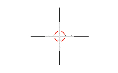 TRIJICON 2900049 CREDO  SATIN BLACK 1-10X28MM, 34MM TUBE ILLUMINATED GREEN/RED SEGMENTED CIRCLE ENHANCED RETICLE