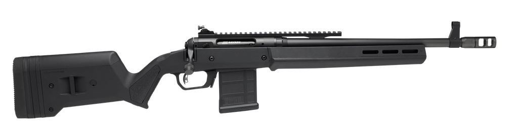 SAVAGE ARMS 58178 110 SCOUT FULL SIZE 450 BUSHMASTER 5+1 16.50" MATTE BLACK THREADED BARREL, PICATINNY RAIL CARBON STEEL RECEIVER, BLACK MAGPUL HUNTER SYNTHETIC STOCK,