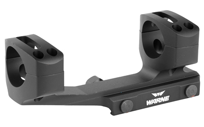 WARNE XSKEL1TW X-SKEL SCOPE MOUNT/RING COMBO BLACK ANODIZED 1" 0 MOA