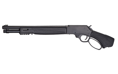 HENRY H018XAH410 AXE  5+1 15.14" 410 BORE BLUED STEEL BARREL, BLUED DRILLED & TAPPED STEEL RECEIVER, BLACK FIXED SYNTHETIC STOCK