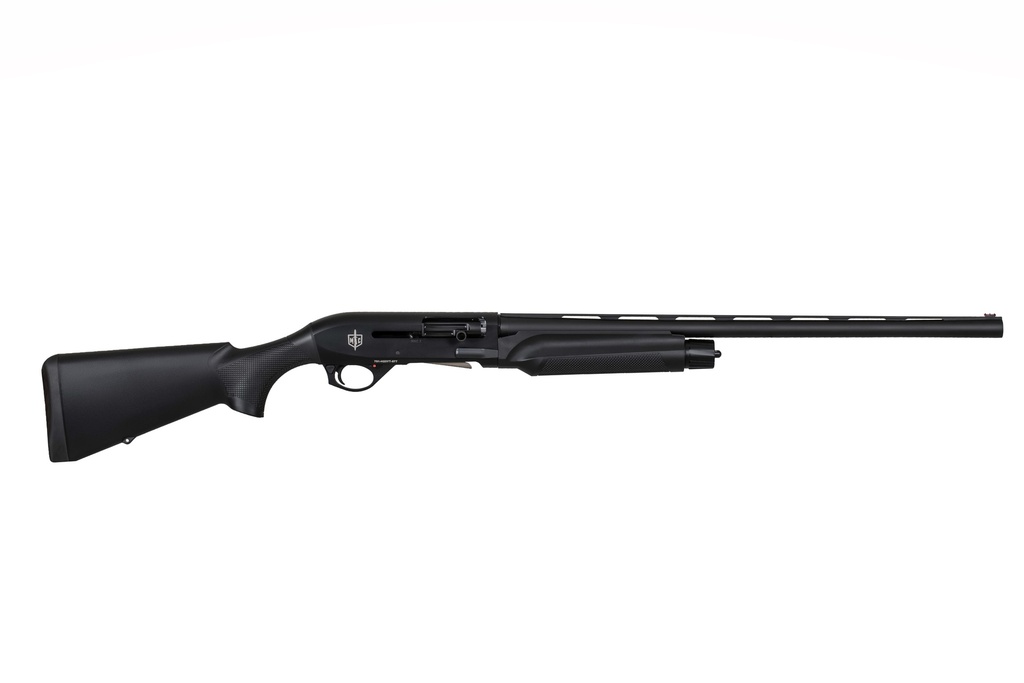 MAC 21000157 2 3-GUN 12 GAUGE 3" 3+1 24", BLACK, SYNTHETIC FURNITURE, FIBER OPTIC SIGHT, OVERSIZED CONTROLS, 3 CHOKES