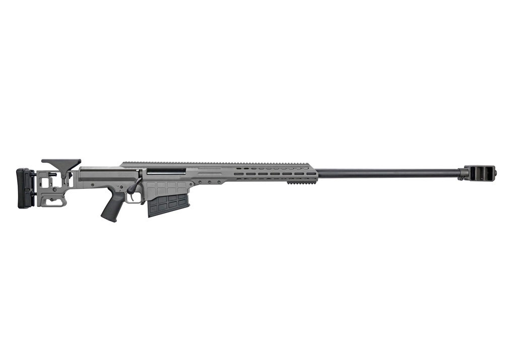 BARRETT 19614 MRAD ELR 416 BARRET 10+1 36" FLUTED BARREL, TUNGSTEN GRAY, M-LOK RAIL, FOLDING ADJ. STOCK, MAGPUL GRIP, ADJ. MATCH GRADE TRIGGER, MUZZLE BRAKE