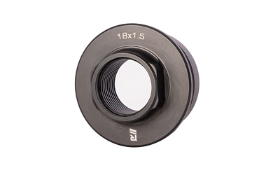 RUGGED SUPPRESSORS DTM005 UNIVERSAL DIRECT THREAD MOUNT  M18X1.5 TPI, BLACK, FITS 1.375"-24 TPI TUBE THREADS