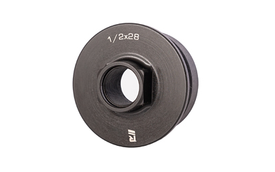 RUGGED SUPPRESSORS DTM002 UNIVERSAL DIRECT THREAD MOUNT  1/2"-28 TPI, BLACK, FITS 1.375"-24 TPI TUBE THREADS