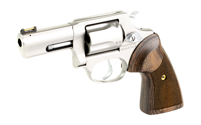 TAURUS 2-605EX39 605 EXECUTIVE GRADE 357 MAG/38 SPECIAL +P 5 SHOT 3" POLISHED STAINLESS STEEL BARREL, CYLINDER & FRAME, BRASS ROD FRONT/FIXED REAR SIGHTS, ALTAMONT WOOD GRIP, INCLUDES NANUK CASE