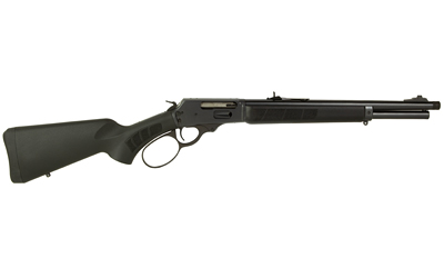 ROSSI 954570161 R95 TRAPPER 45-70 GOV 5+1 16.50" BLACK OXIDE THREADED BARREL, BLACK OXIDE DRILLED & TAPPED STAINLESS STEEL RECEIVER, FIXED HARDWOOD STOCK