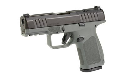 ROST MARTIN RM1CGRYOSP RM1C  9MM LUGER 17+1 4" BLACK MATCH GRADE BARREL, BLACK TENIFER OPTIC READY/SERRATED STEEL SLIDE, STONE GRAY POLYMER FRAME W/PICATINNY RAIL, TEXTURED GRIP, AMBIDEXTROUS