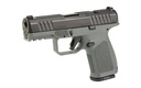 ROST MARTIN RM1CGRYOSP RM1C  9MM LUGER 17+1 4" BLACK MATCH GRADE BARREL, BLACK TENIFER OPTIC READY/SERRATED STEEL SLIDE, STONE GRAY POLYMER FRAME W/PICATINNY RAIL, TEXTURED GRIP, AMBIDEXTROUS