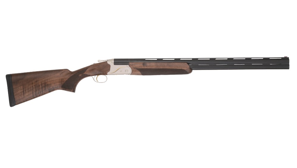 TRISTAR 33144 TRINITY II LT FULL SIZE 20 GAUGE BREAK OPEN 3" 2RD 28" BLACK OVER/UNDER VENT RIB BARREL, ENGRAVED SILVER ALUMINUM RECEIVER, FIXED TURKISH WALNUT STOCK, RIGHT HAND