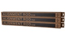 HUXWRX  ALIGNMENT ROD  338 CAL (8.6MM) BORE, 18" L, CARBON FIBER WITH BRIGHT GREEN TIP