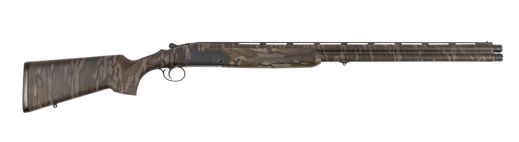CZ-USA 06579 SWAMP MAGNUM 12 GAUGE BREAK OPEN 3.50" 2 SHOT 30" MOSSY OAK BOTTOMLAND OVER/UNDER VENT RIB BARREL, BLACK STEEL RECEIVER, FIXED MOSSY OAK BOTTOMLAND POLYMER STOCK